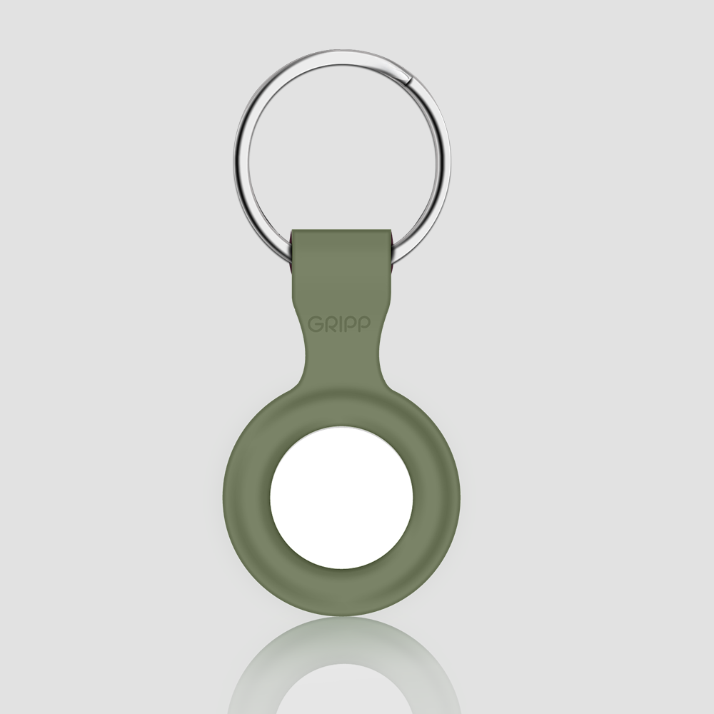 GRIPP Vent Silicon Keyring AirTag Case - Green