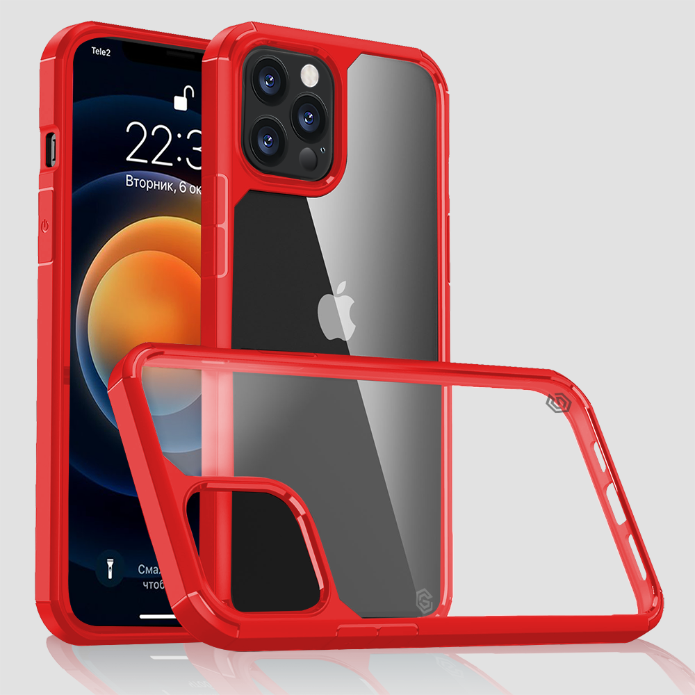GRIPP Defender iPhone 12 | iPhone 12 Pro (6.1") Case - Red