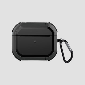 GRIPP Armor AirPods (3rd Generation) Case with Keyring Hook - Black