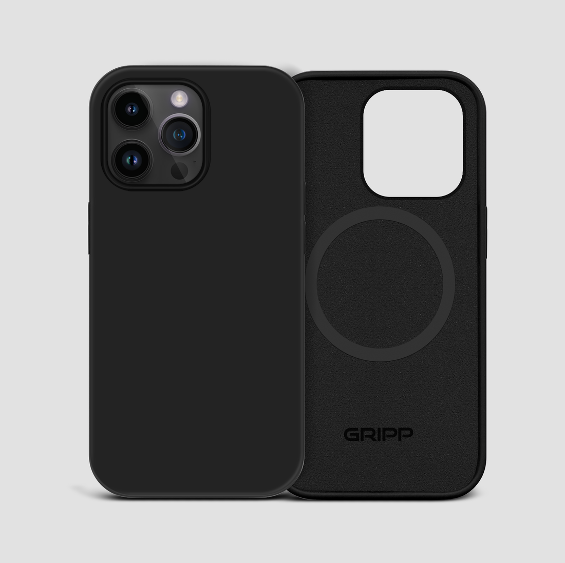 GRIPP Rubon Apple iPhone 14 Pro Max (6.7") with MagSafe Case - Black