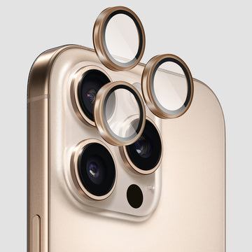 GRIPP Focal Camera Lens Protector 3N1 Compatible with Apple iPhone 16 Pro - Gold