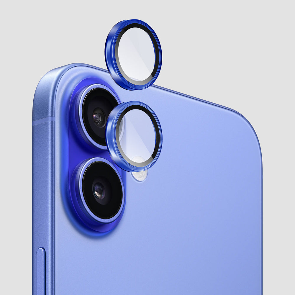 GRIPP Focal Camera Lens Protector 2N1 Compatible with Apple iPhone 16 - Blue