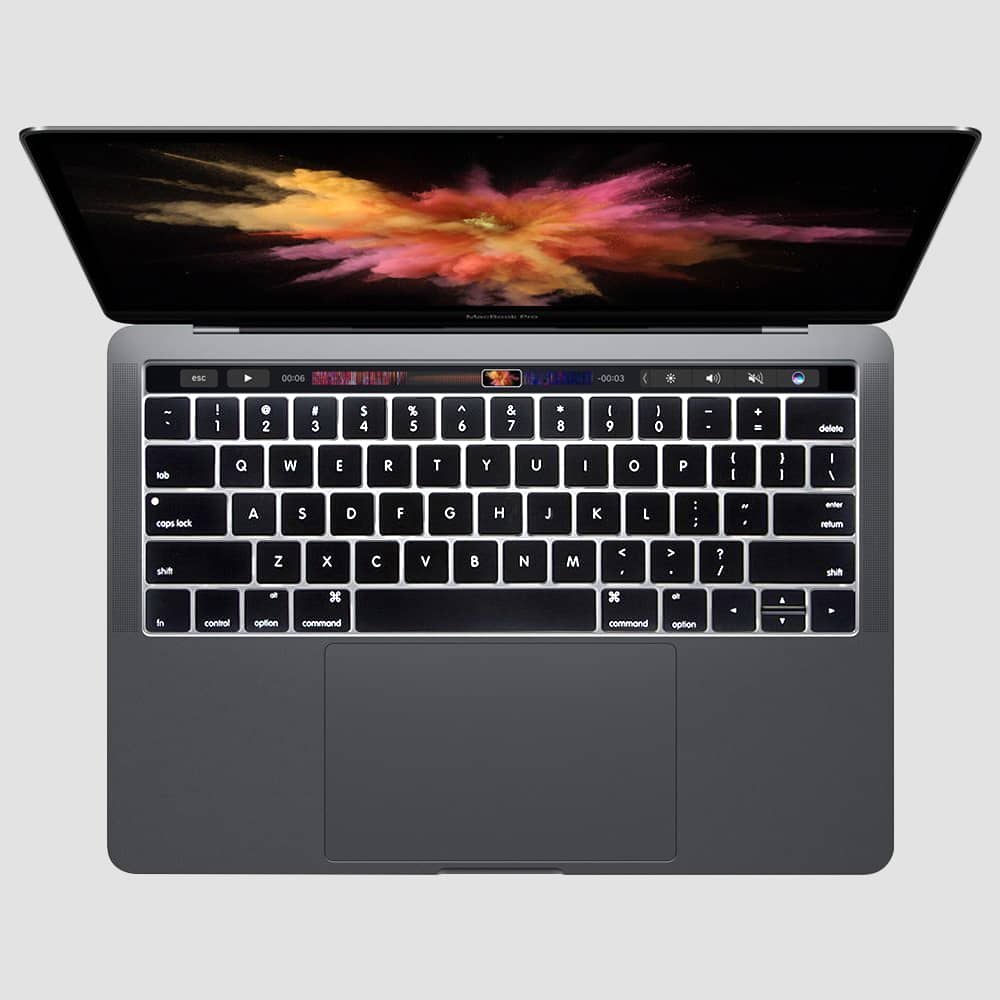 GRIPP Keyboard Cover for MacBook Pro 13" (2016-2019) - Black