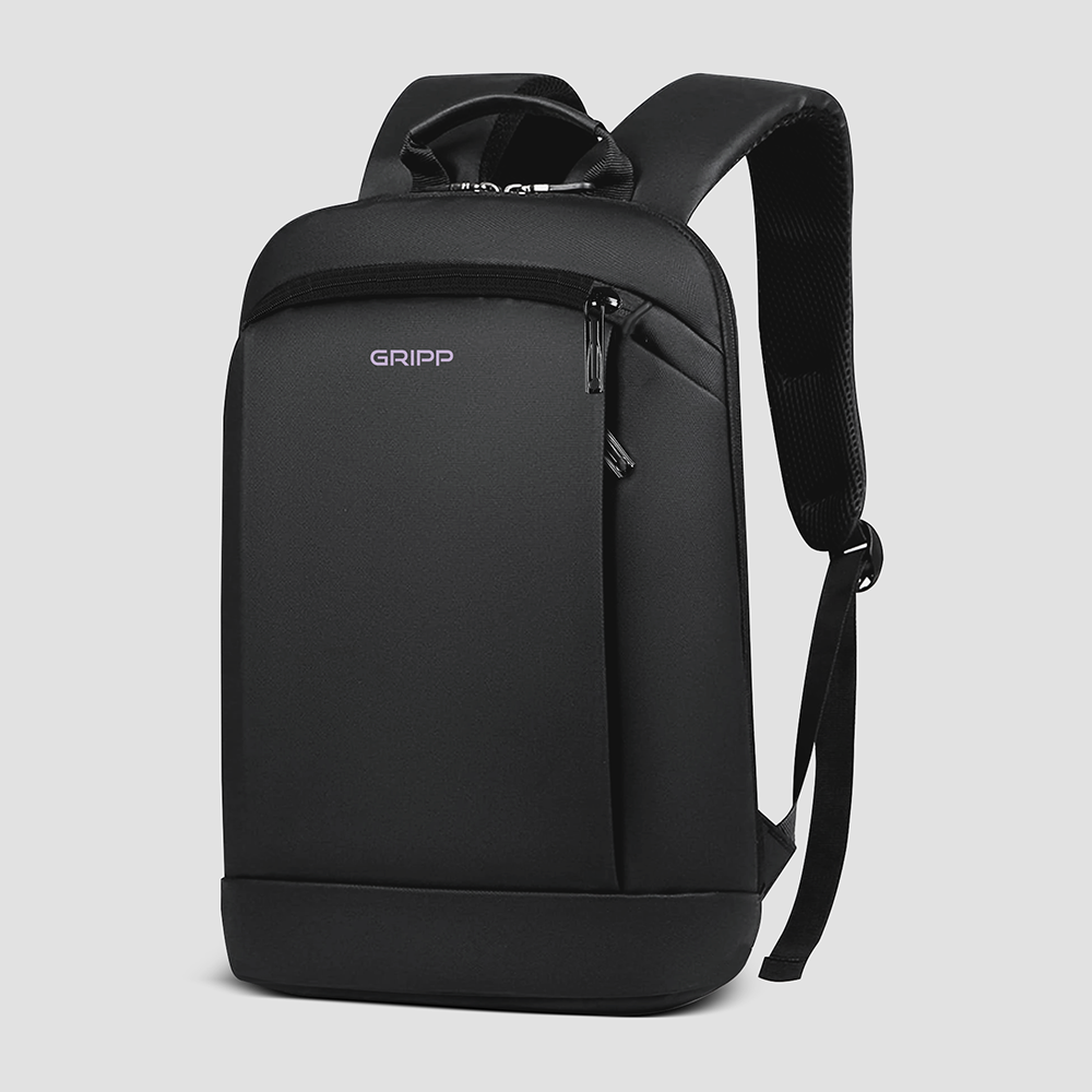 GRIPP Trek Backpack upto 15" for Laptop/MacBook - Black