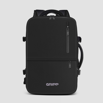 GRIPP Tour Backpack upto 15" for Laptop/MacBook - Black