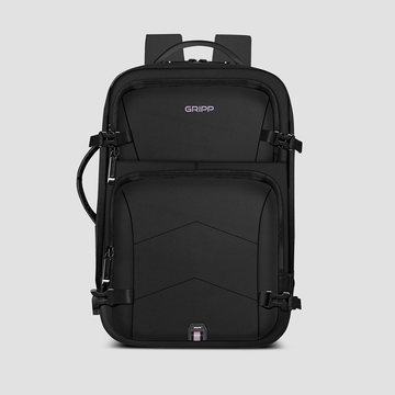 GRIPP Drift Backpack upto 15" for Laptop/MacBook - Black