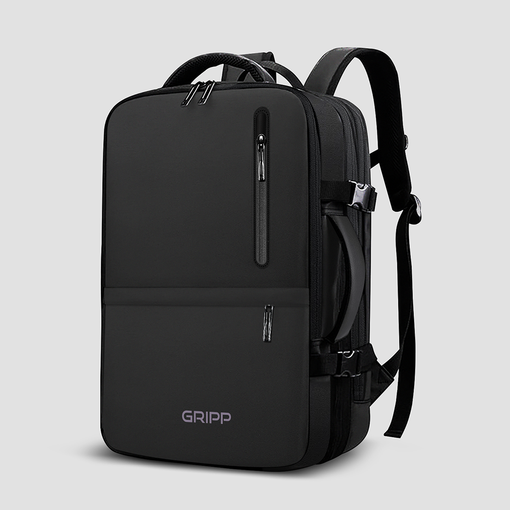 GRIPP Tour Backpack upto 15" for Laptop/MacBook - Black