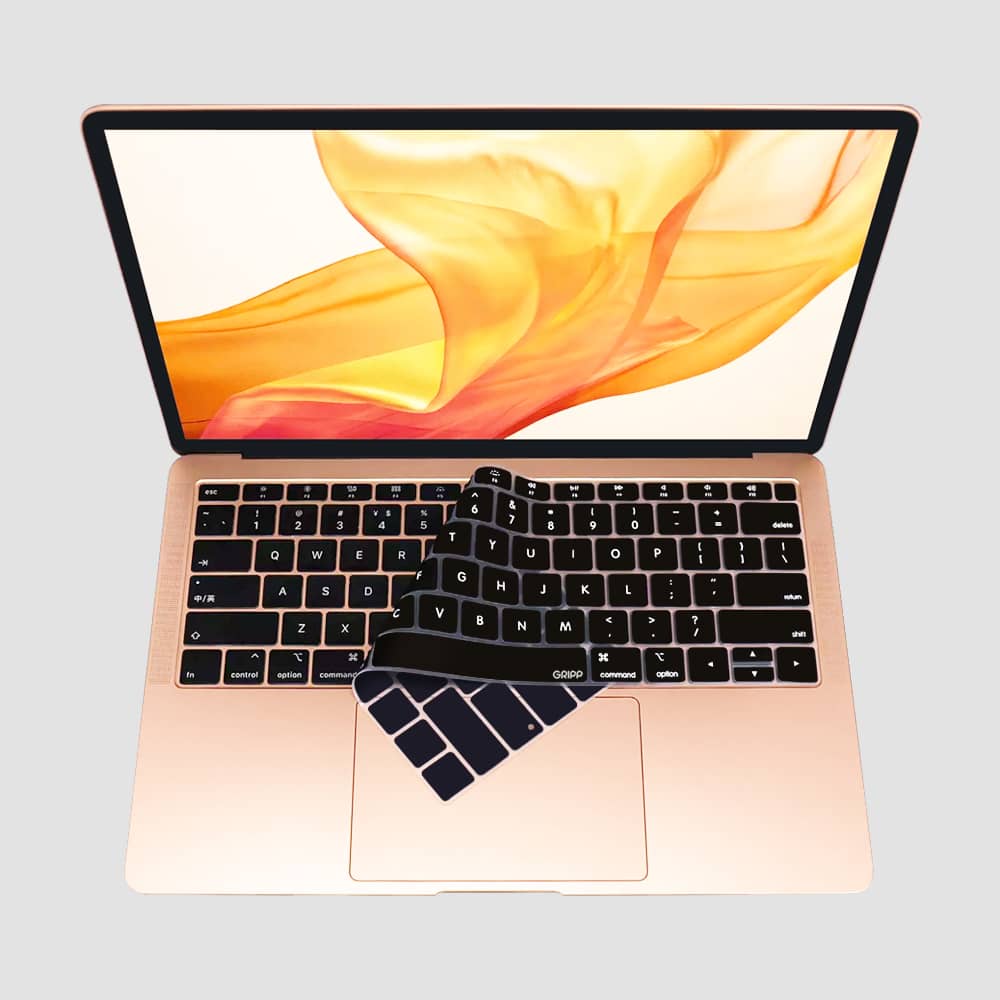 GRIPP Keyboard Cover for MacBook Pro 14"/16" (2021) | MacBook Air 13.6 (2022) - Black