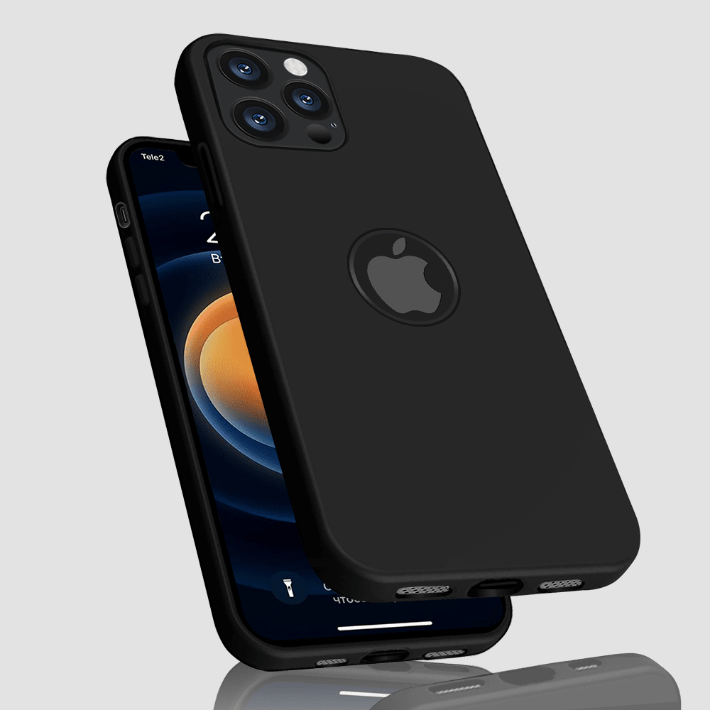 GRIPP Rubon (Logocut) iPhone 12 | iPhone 12 Pro (6.1") Case - Black