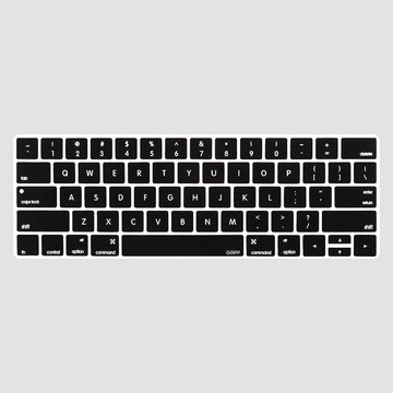 GRIPP Keyboard Skin for MacBook Pro 13" (2016-2019) - Black